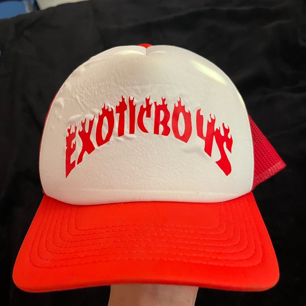 Red and White Trucker Hat
